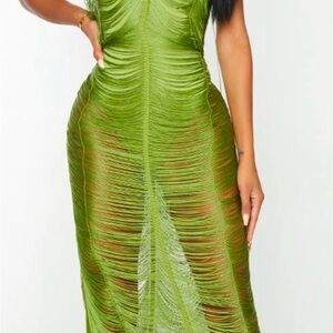 Elegant Green Women's Dress